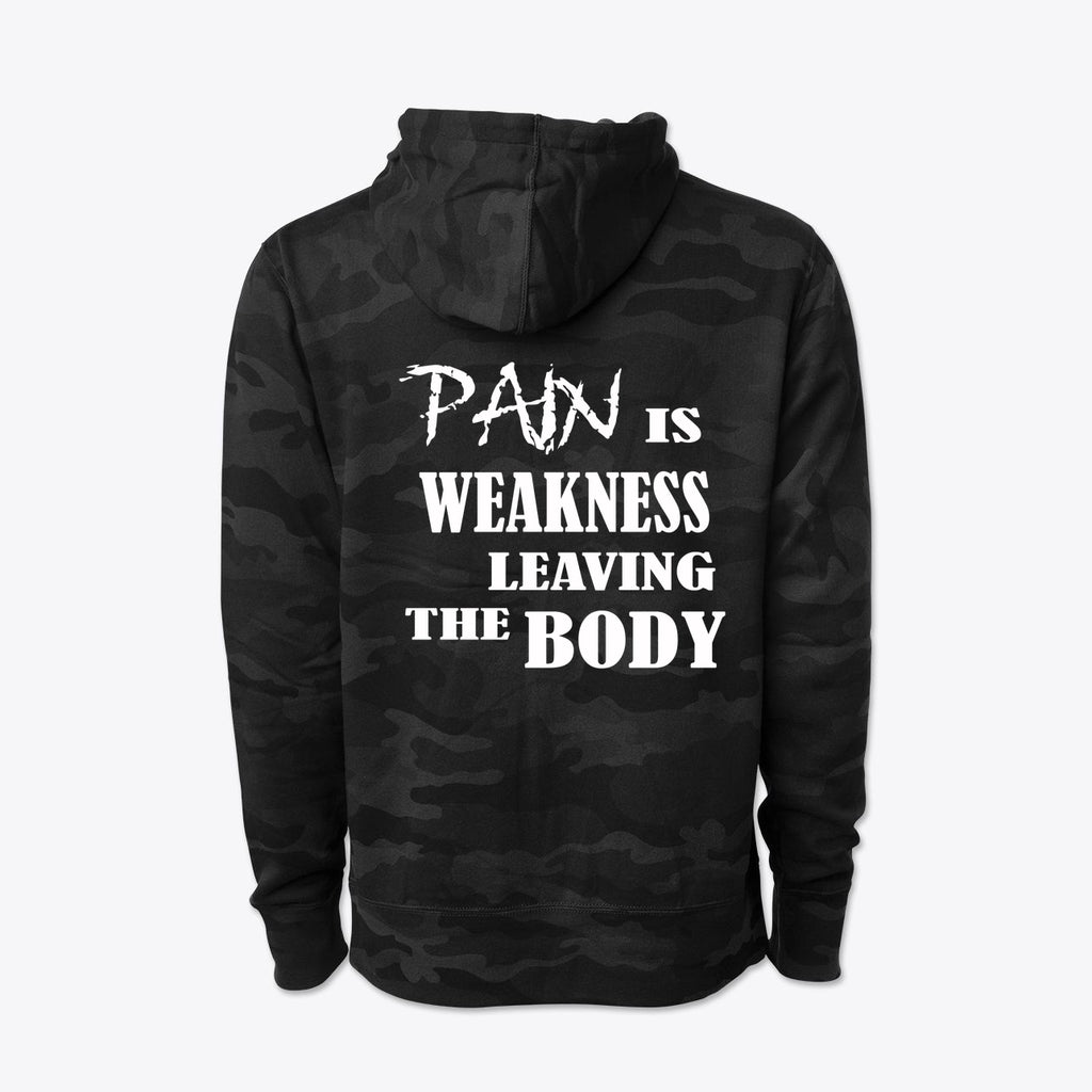 Pain Is Weakness Leaving Body Training Hoodie Sweatshirt
