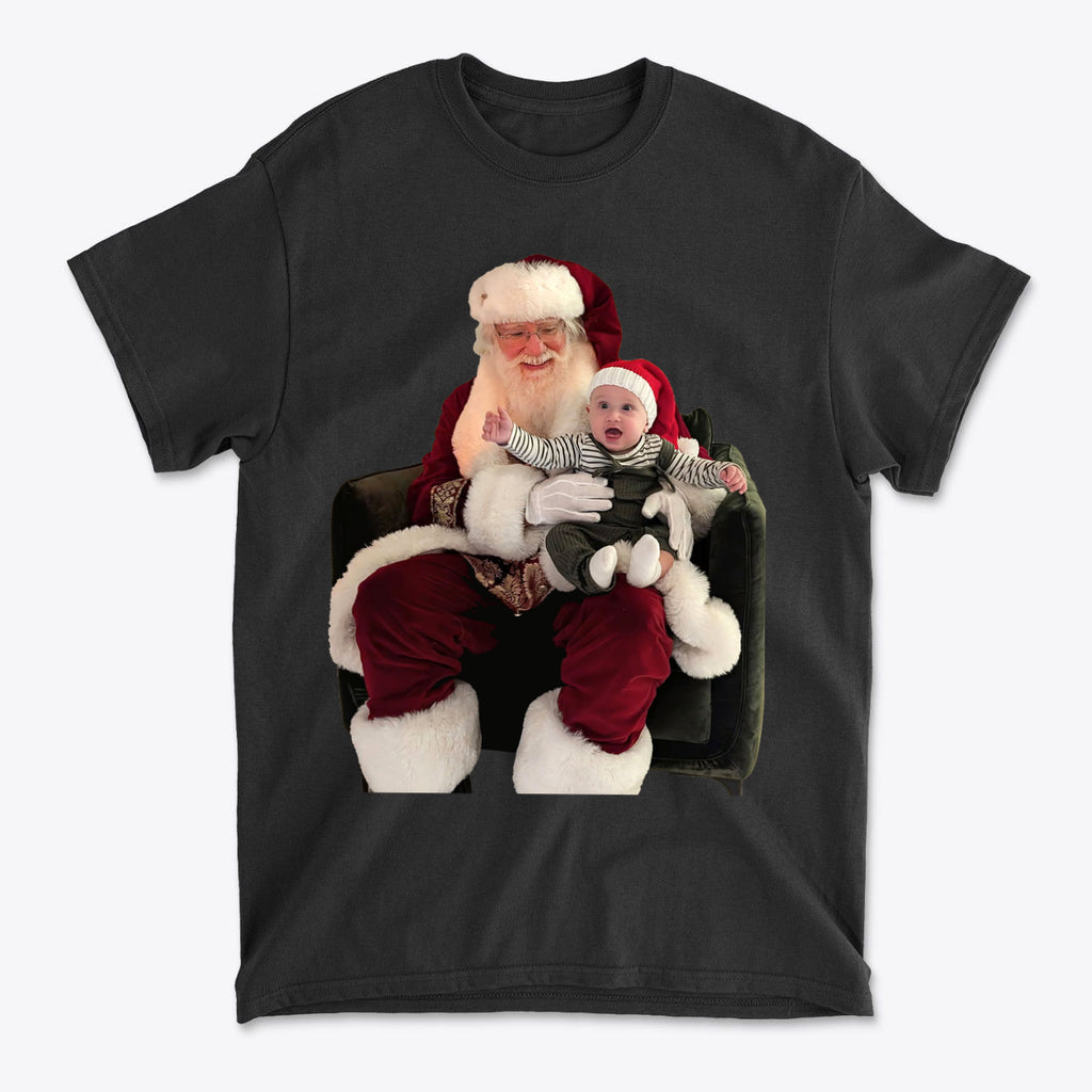 Cadens First Santa Sit Holiday Memory Graphic Tee