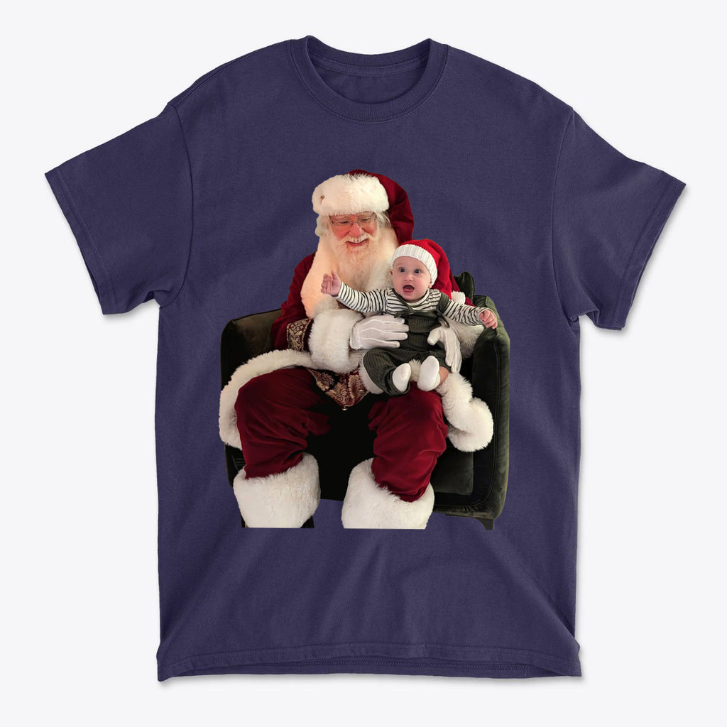 Cadens First Santa Sit Holiday Memory Graphic Tee