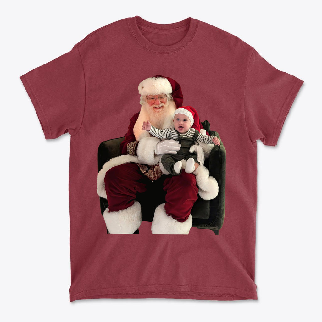 Cadens First Santa Sit Holiday Memory Graphic Tee
