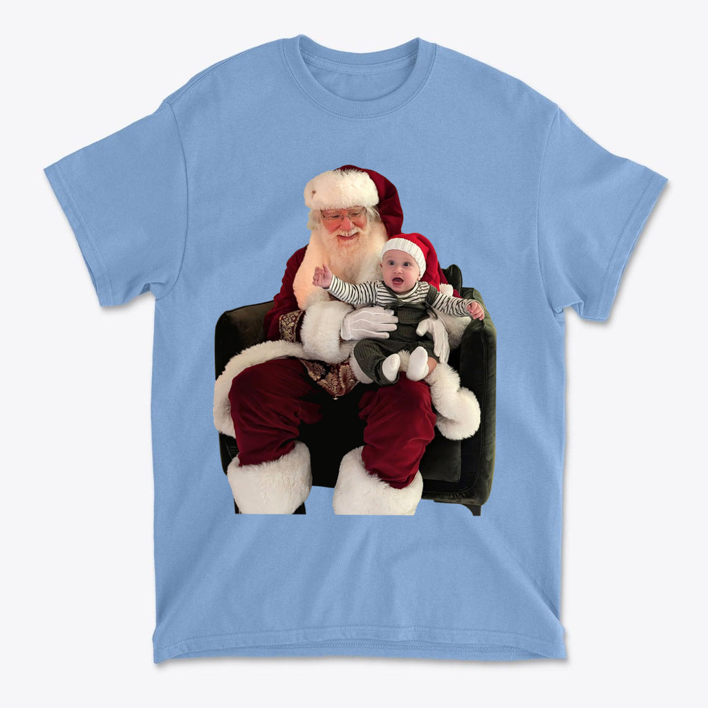Cadens First Santa Sit Holiday Memory Graphic Tee