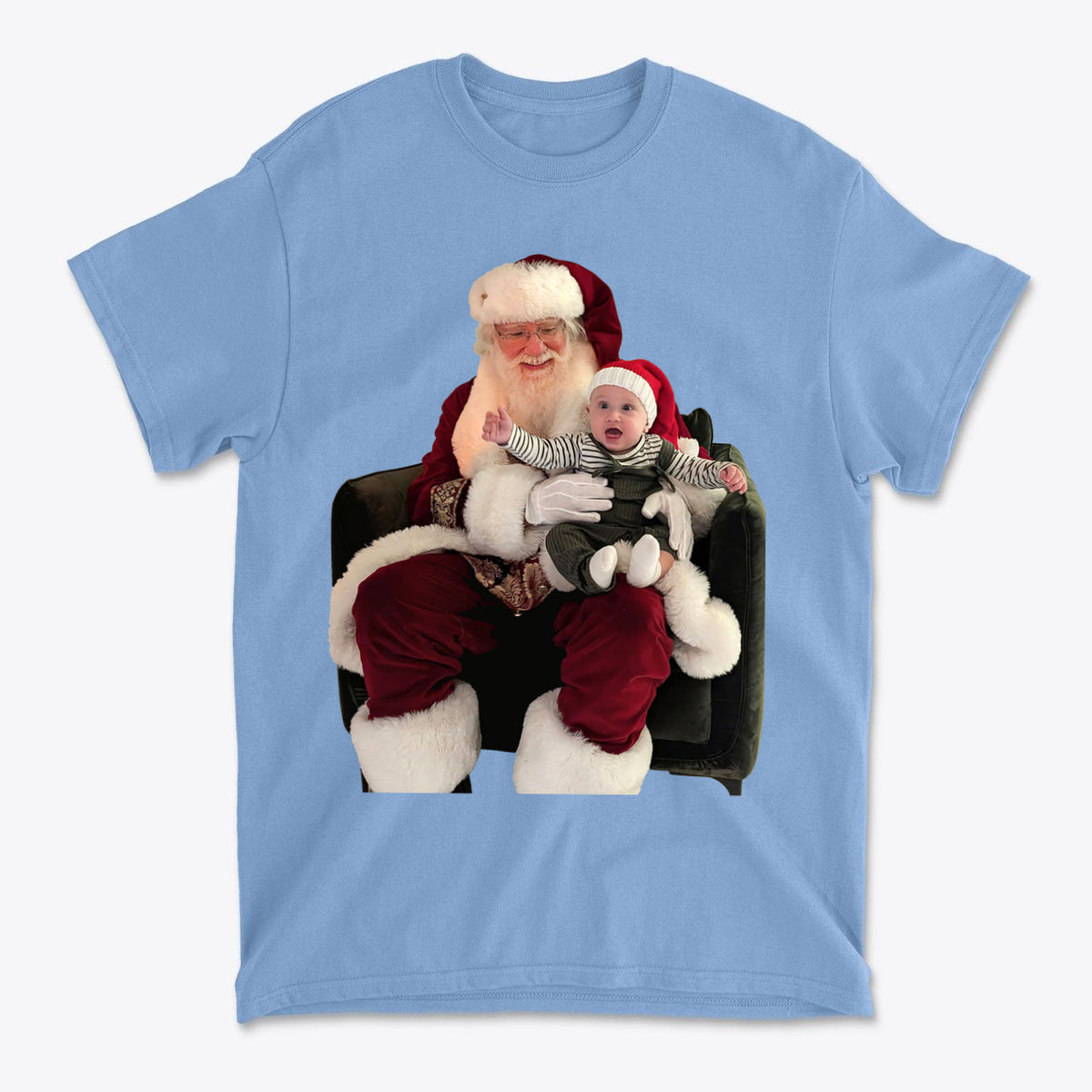 Cadens First Santa Sit Holiday Memory Graphic Tee