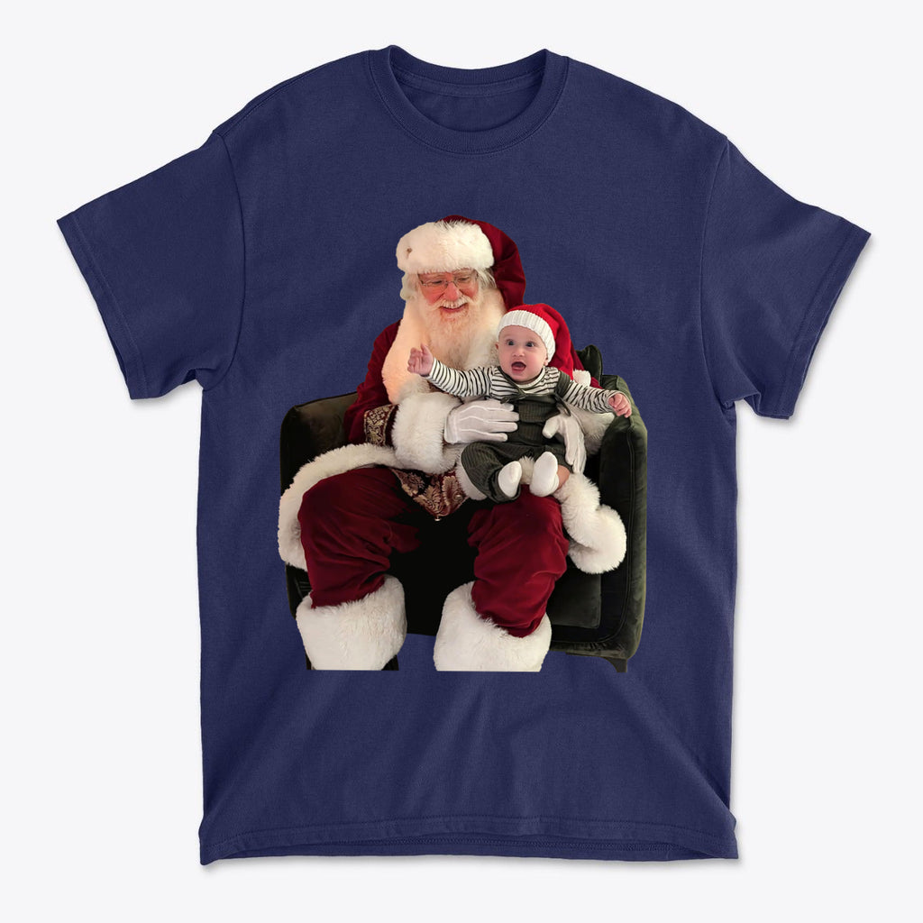 Cadens First Santa Sit Holiday Memory Graphic Tee