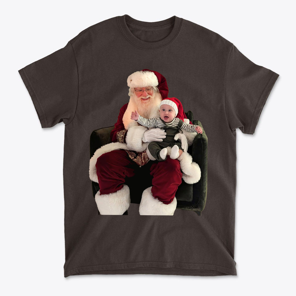 Cadens First Santa Sit Holiday Memory Graphic Tee