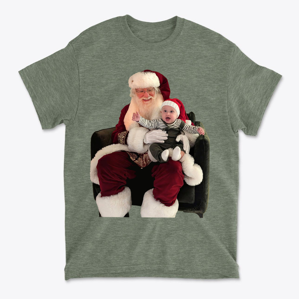 Cadens First Santa Sit Holiday Memory Graphic Tee