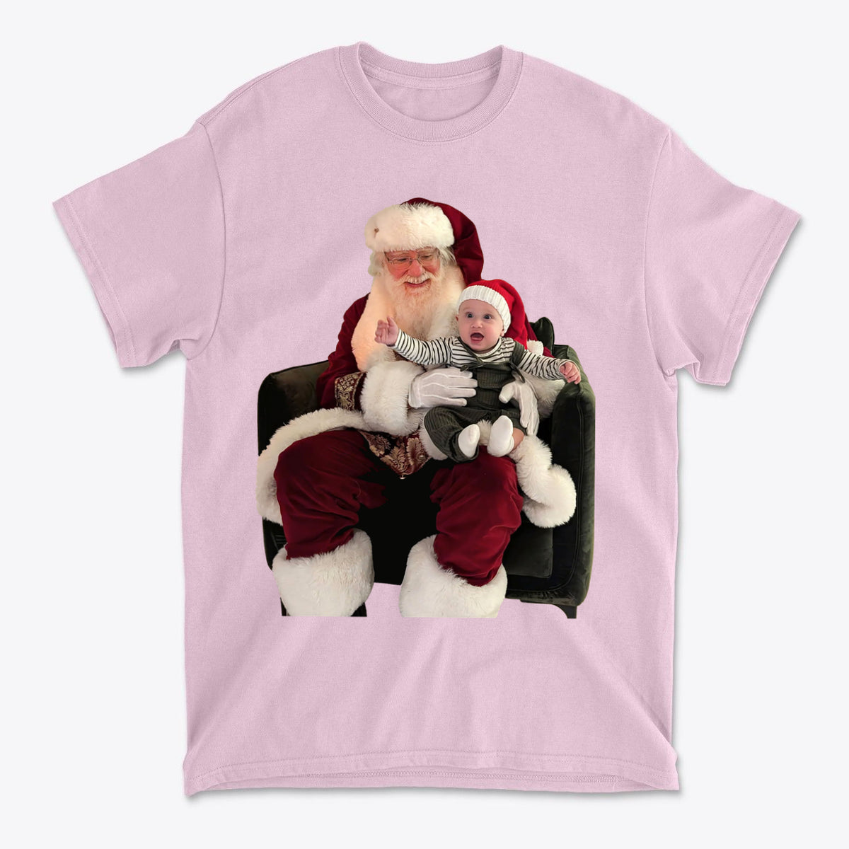 Cadens First Santa Sit Holiday Memory Graphic Tee