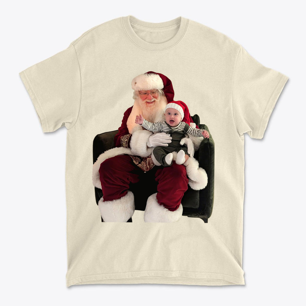 Cadens First Santa Sit Holiday Memory Graphic Tee