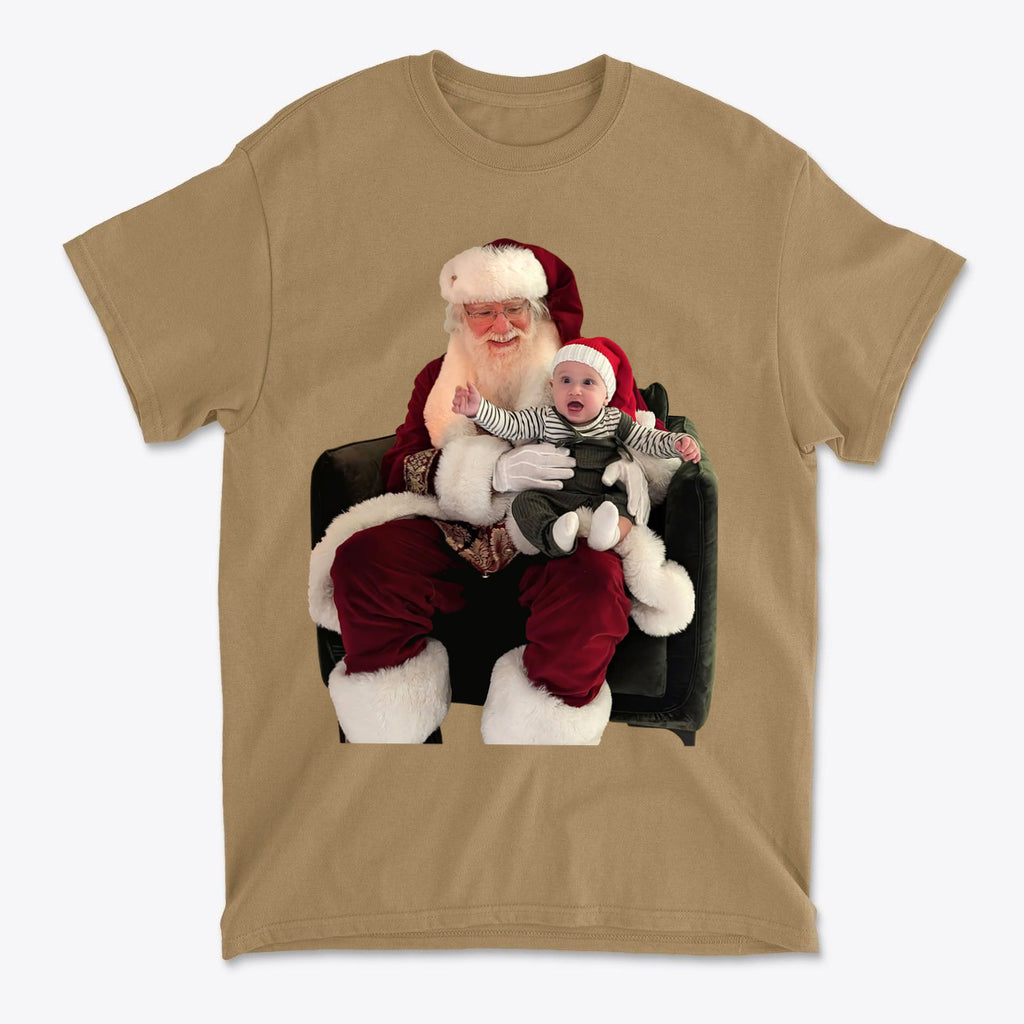 Cadens First Santa Sit Holiday Memory Graphic Tee