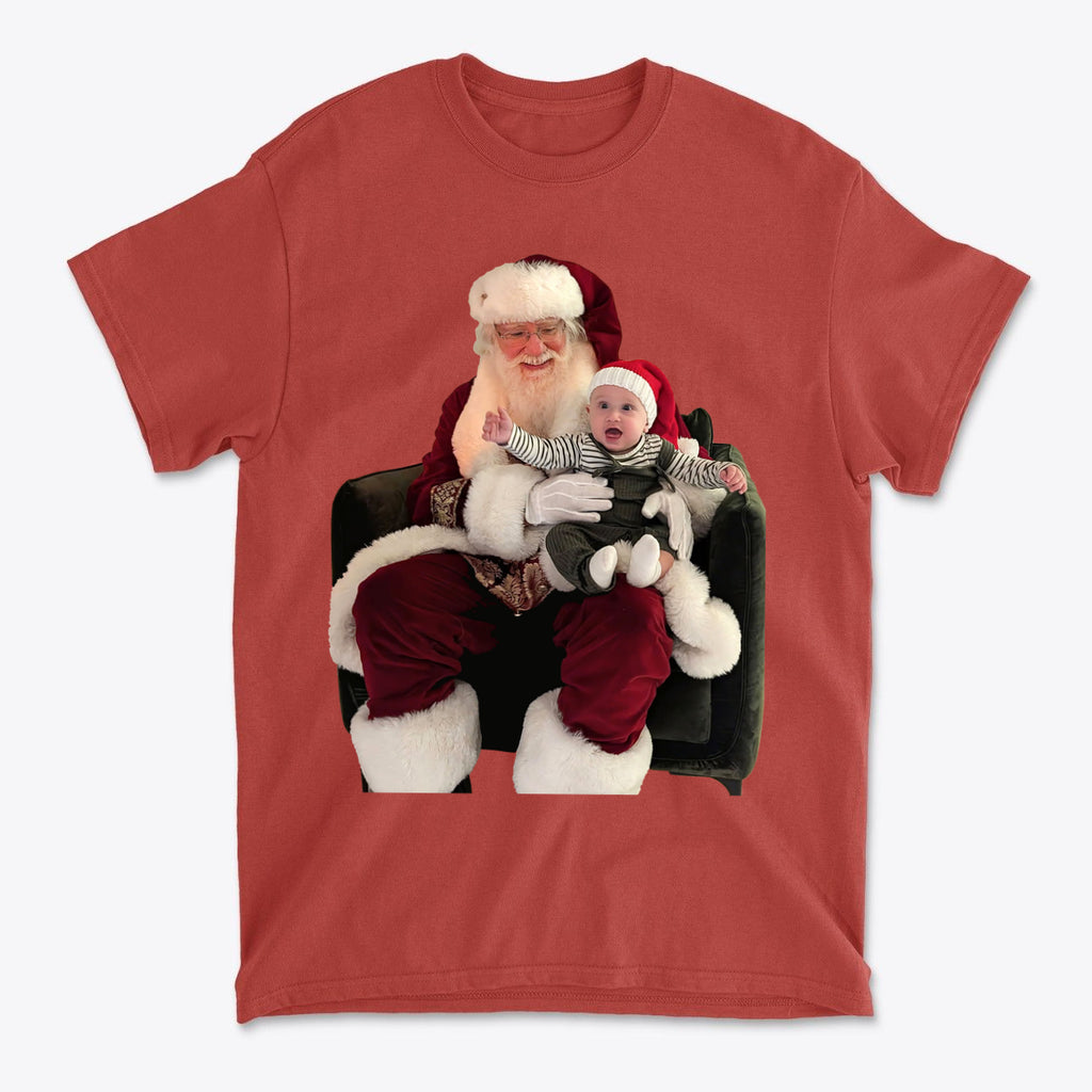 Cadens First Santa Sit Holiday Memory Graphic Tee