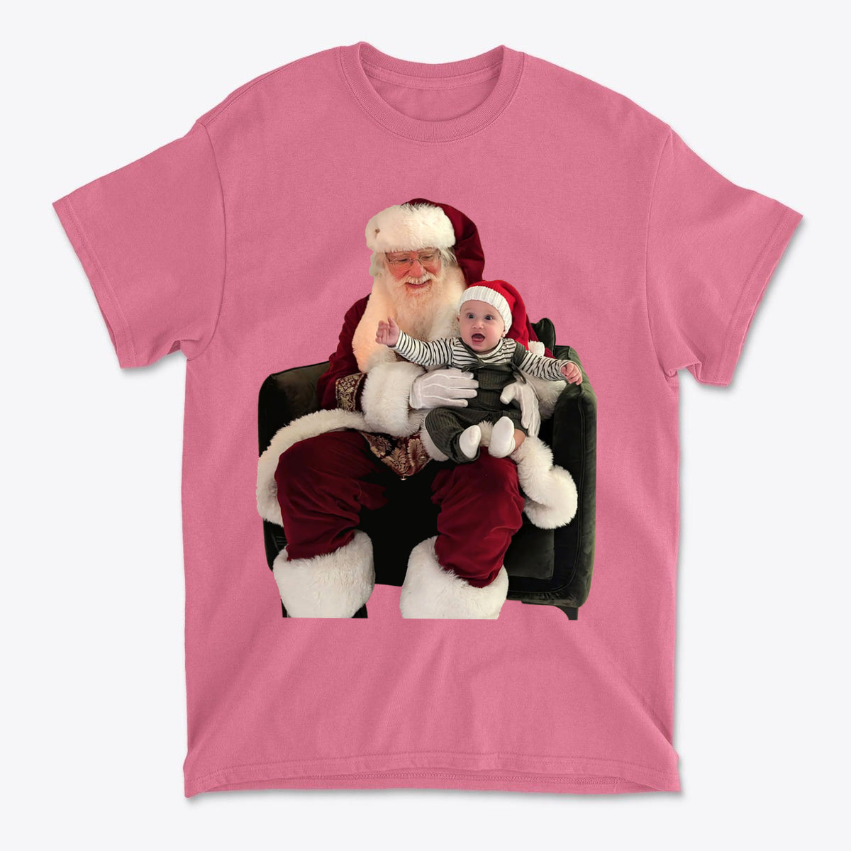 Cadens First Santa Sit Holiday Memory Graphic Tee