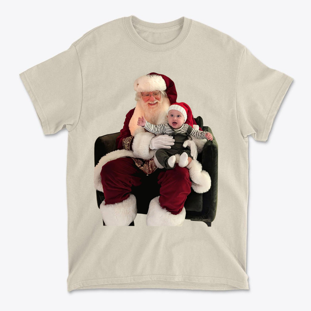 Cadens First Santa Sit Holiday Memory Graphic Tee