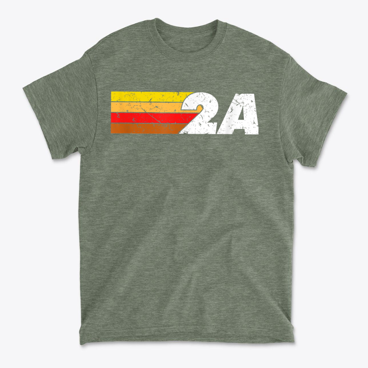 2A Strong Rights Statement Bold Casual Wear Tee