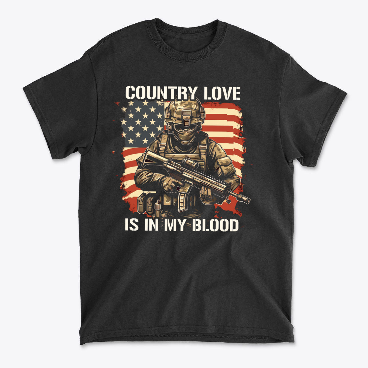 Country Love Is In My Blood Classic Country Style Shirt