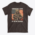 Country Love Is In My Blood Classic Country Style Shirt
