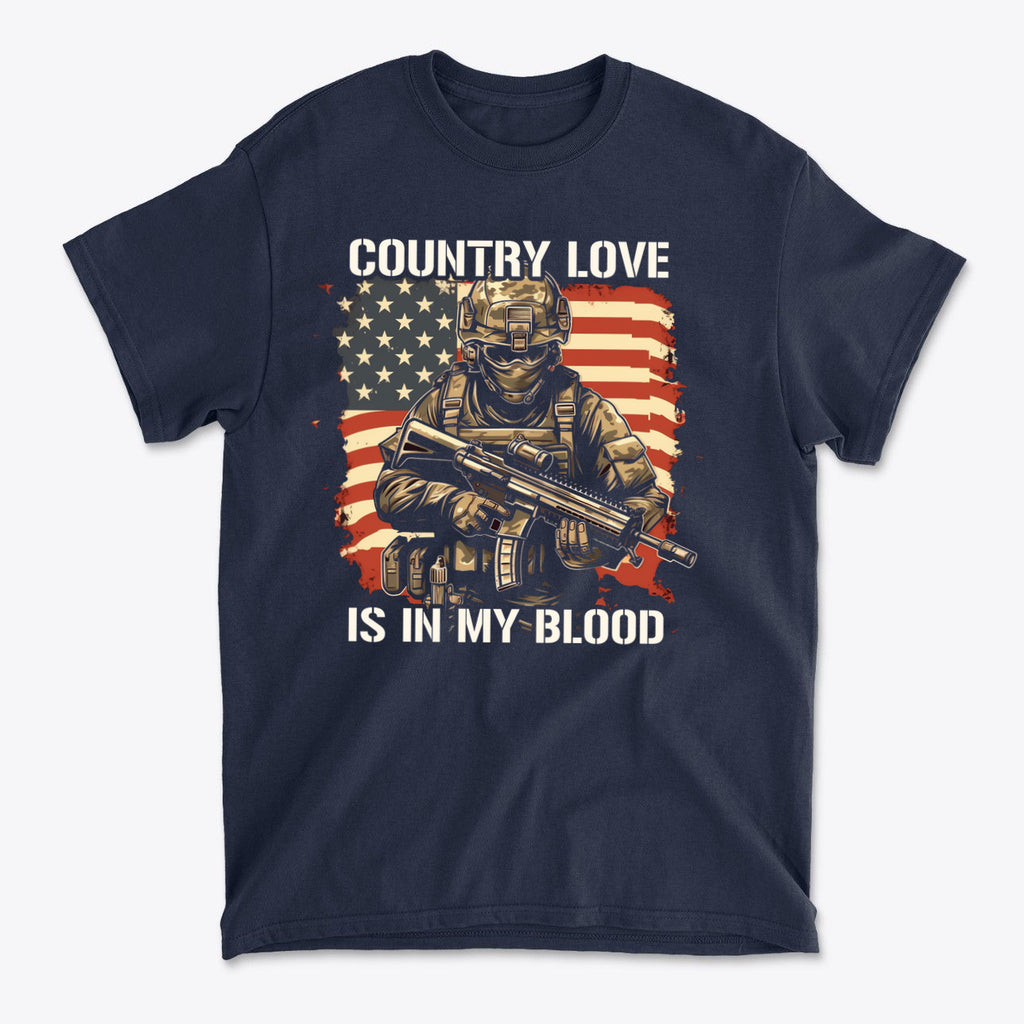 Country Love Is In My Blood Classic Country Style Shirt