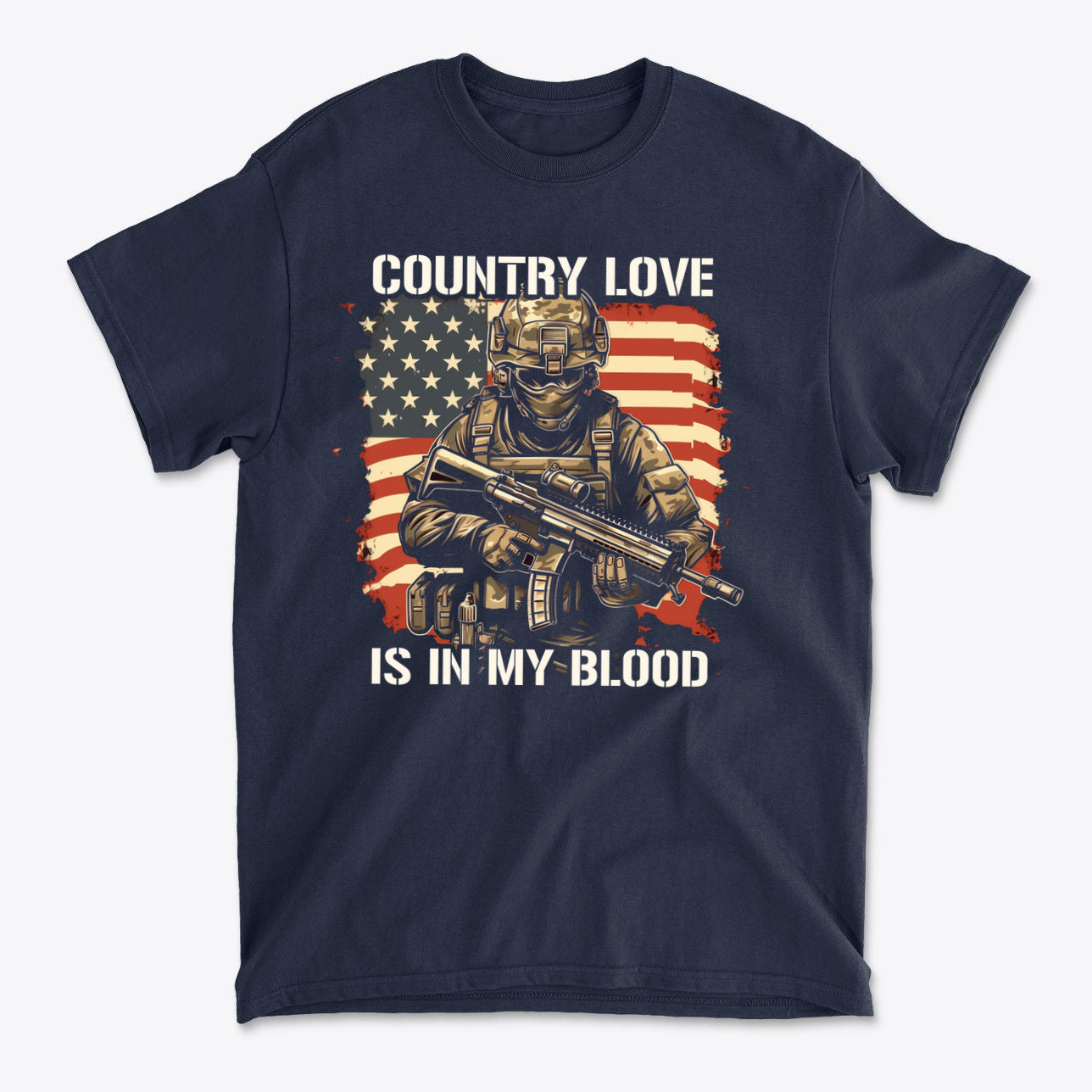 Country Love Is In My Blood Classic Country Style Shirt