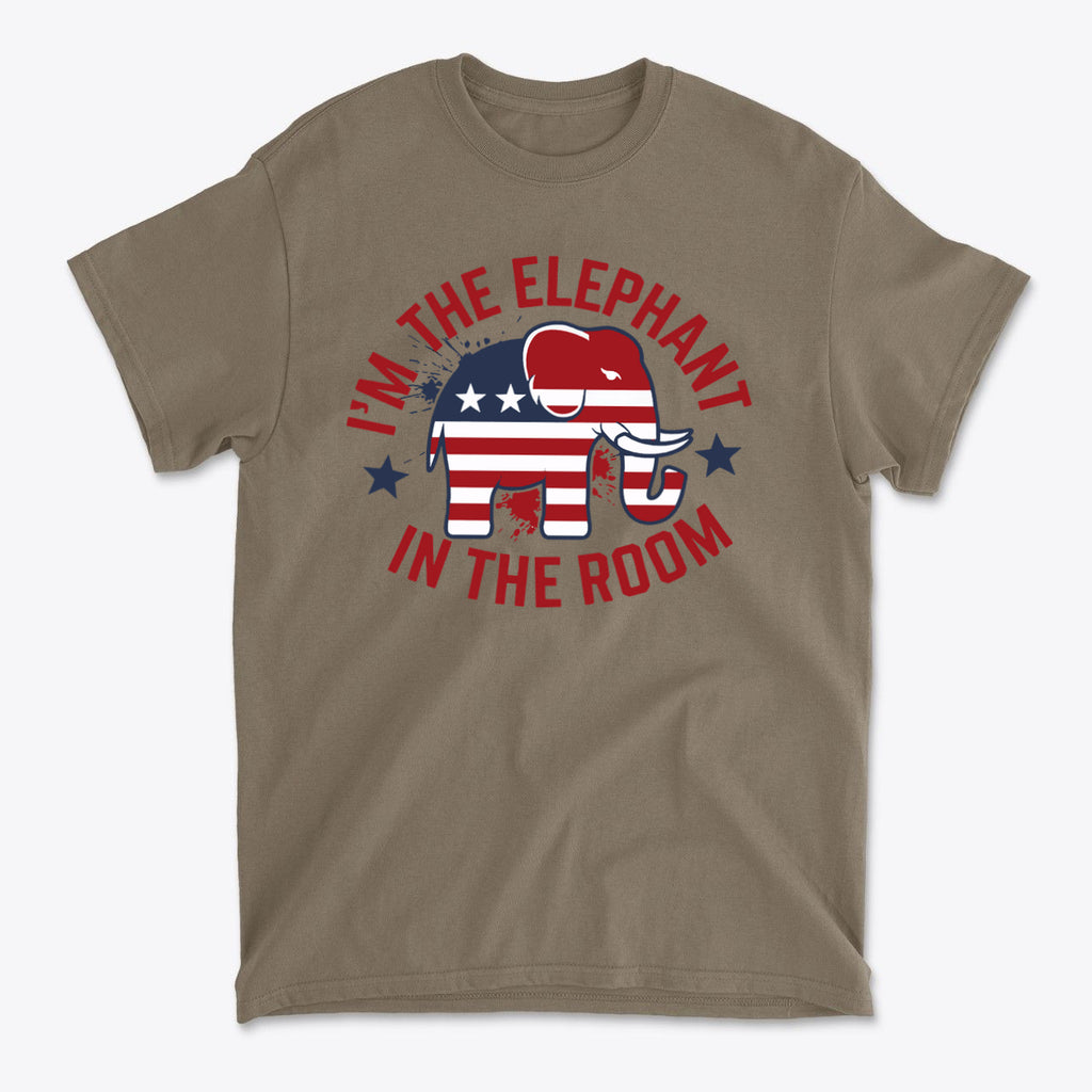 SP-front-BRS-683Im The Elephant In The Room Bold Graphic Tee Design