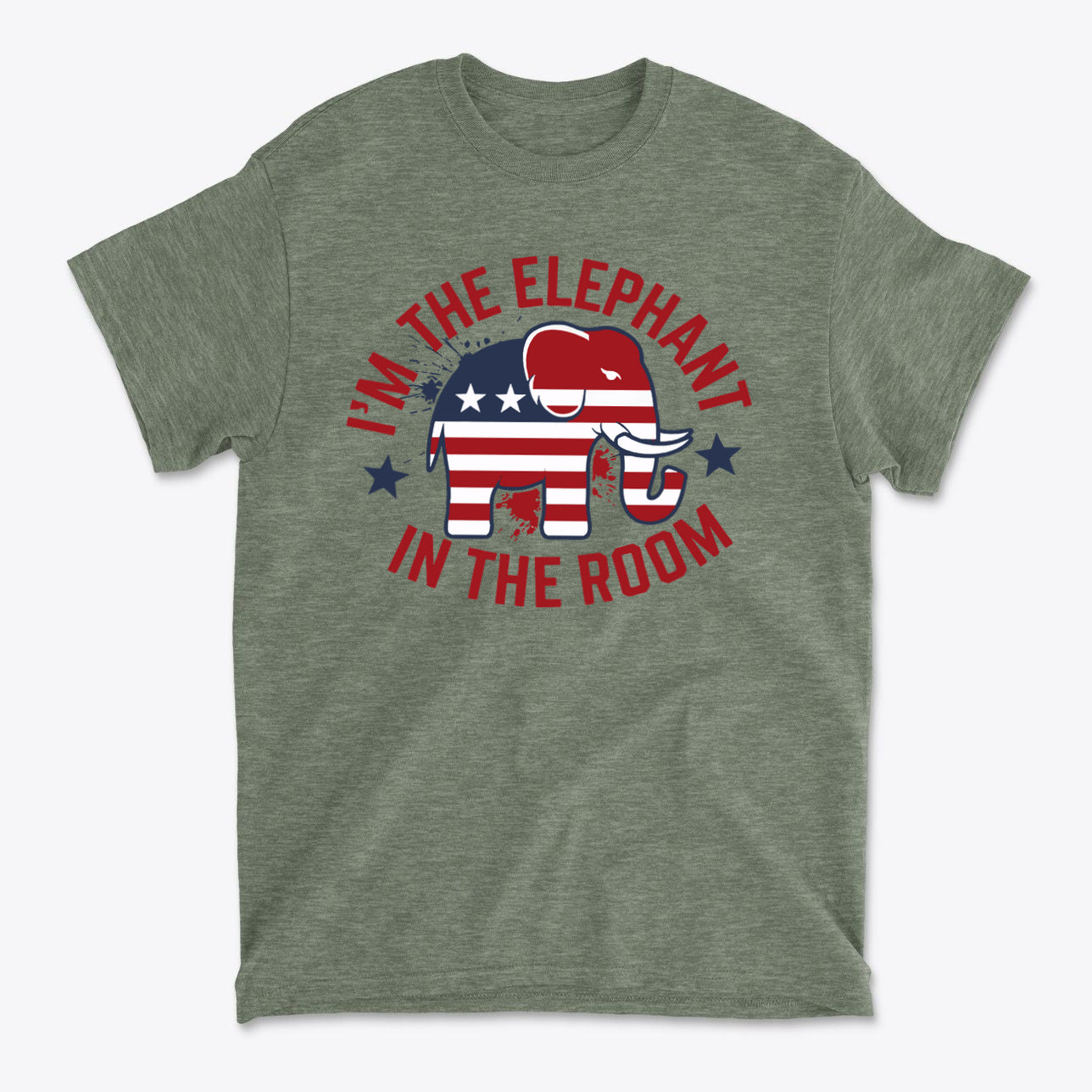 SP-front-HMB-697Im The Elephant In The Room Bold Graphic Tee Design