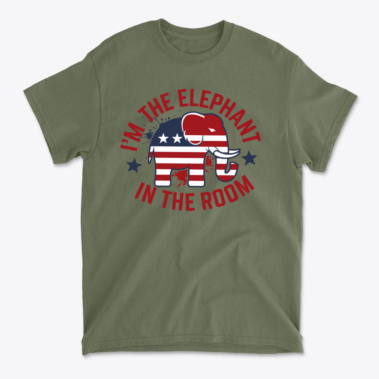 Im The Elephant In The Room Bold Graphic Tee Design