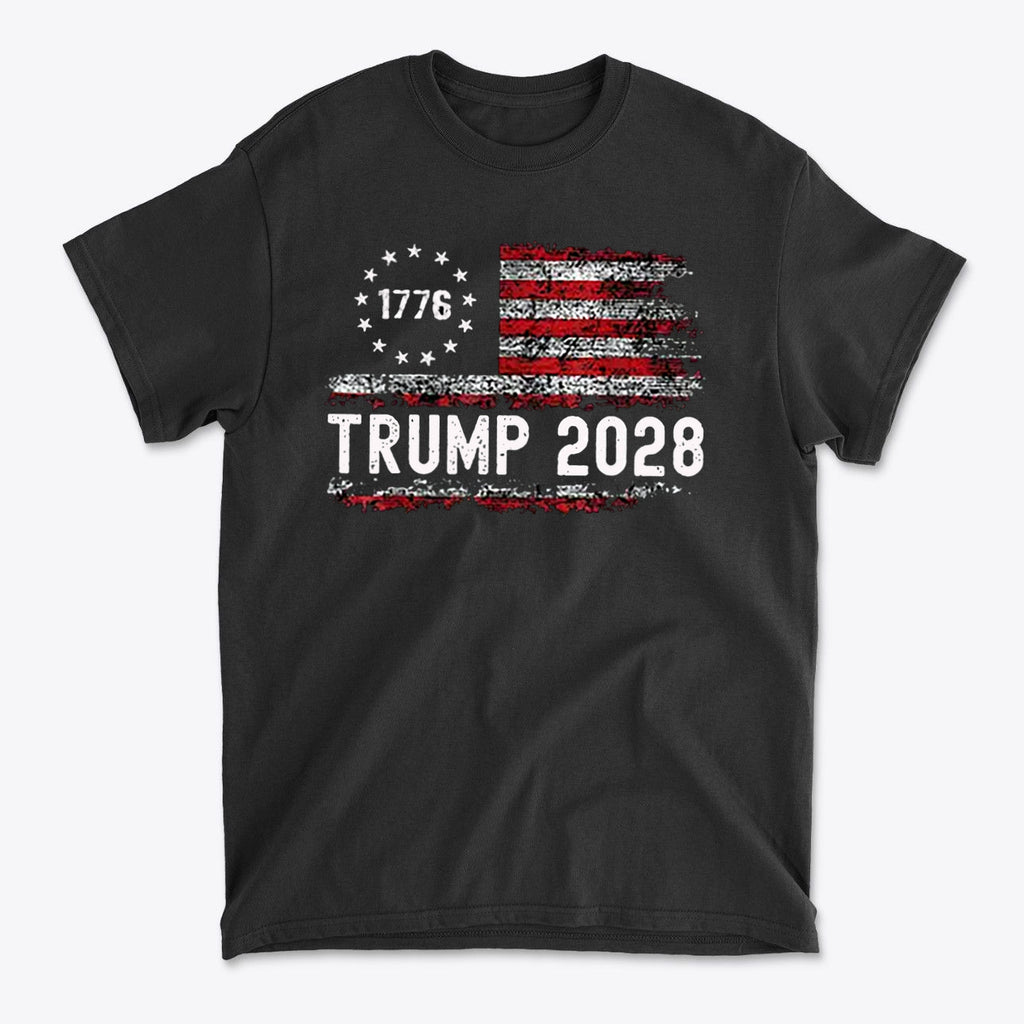 Trump 2028 1776 American Flag Classic USA Shirt Design