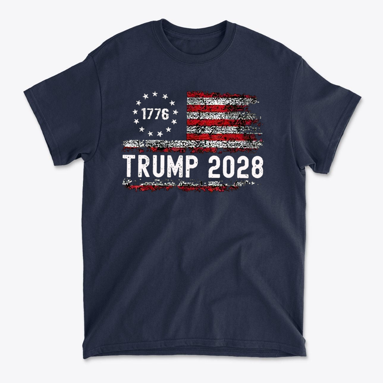 Trump 2028 1776 American Flag Classic USA Shirt Design