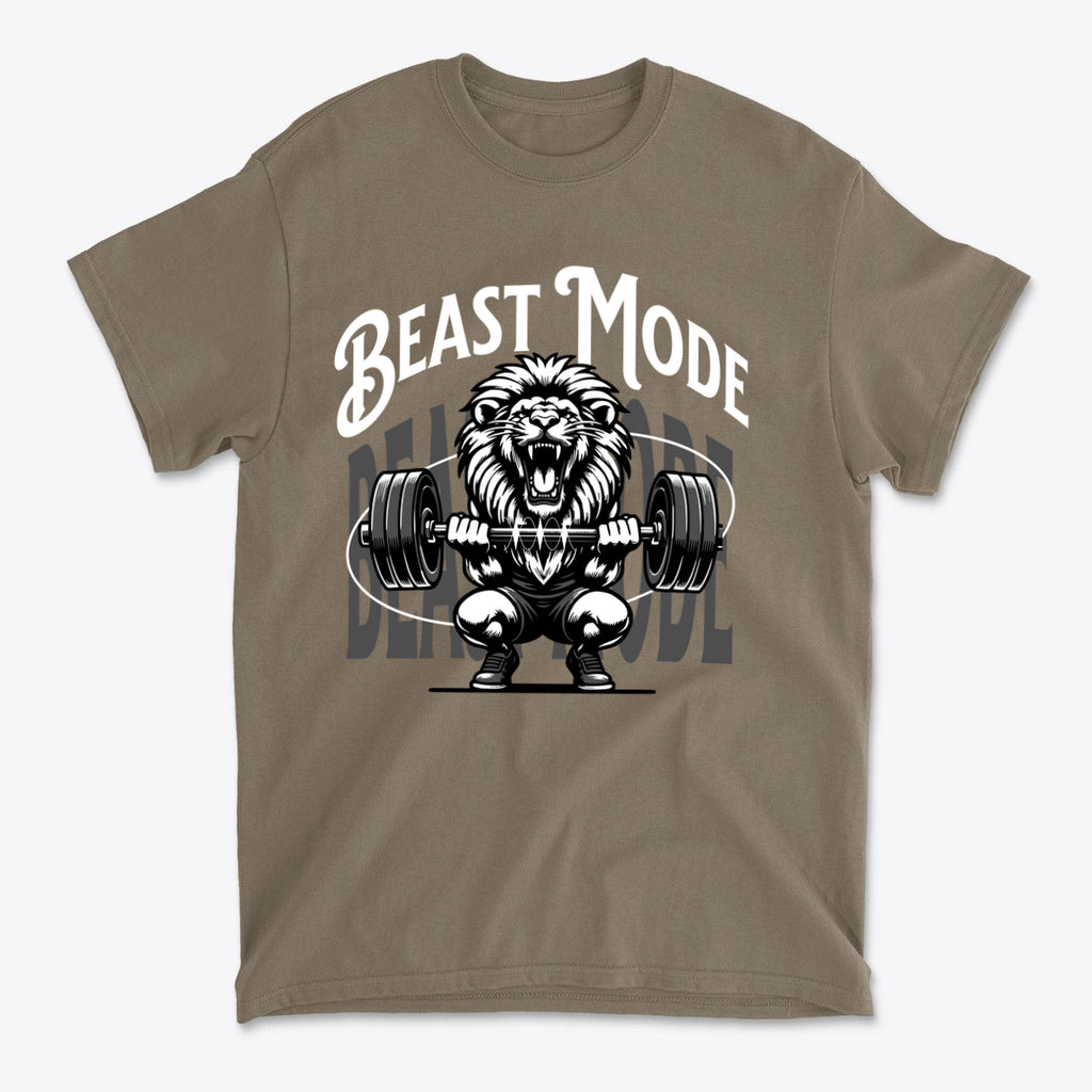 Beast Mode Activated Bold Workout Graphic Tee