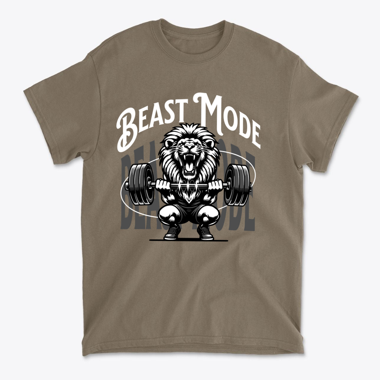 Beast Mode Activated Bold Workout Graphic Tee