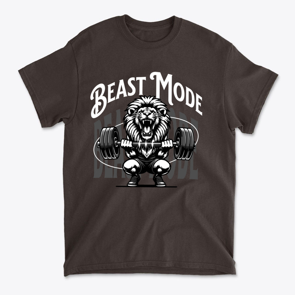 Beast Mode Activated Bold Workout Graphic Tee