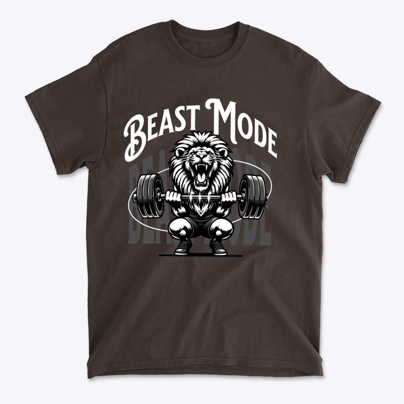 Beast Mode Activated Bold Workout Graphic Tee