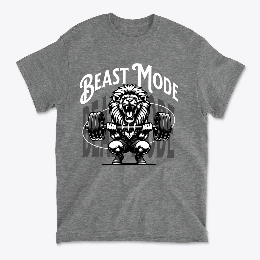 Beast Mode Activated Bold Workout Graphic Tee