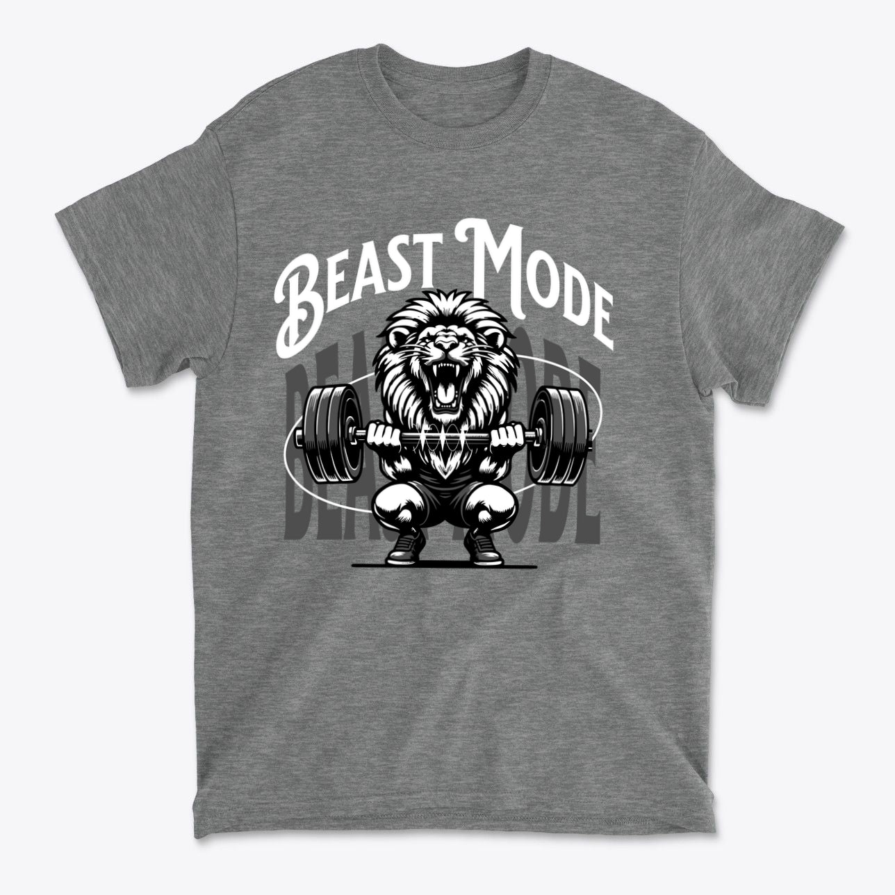 Beast Mode Activated Bold Workout Graphic Tee