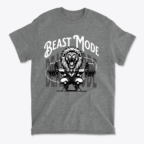 Beast Mode Activated Bold Workout Graphic Tee