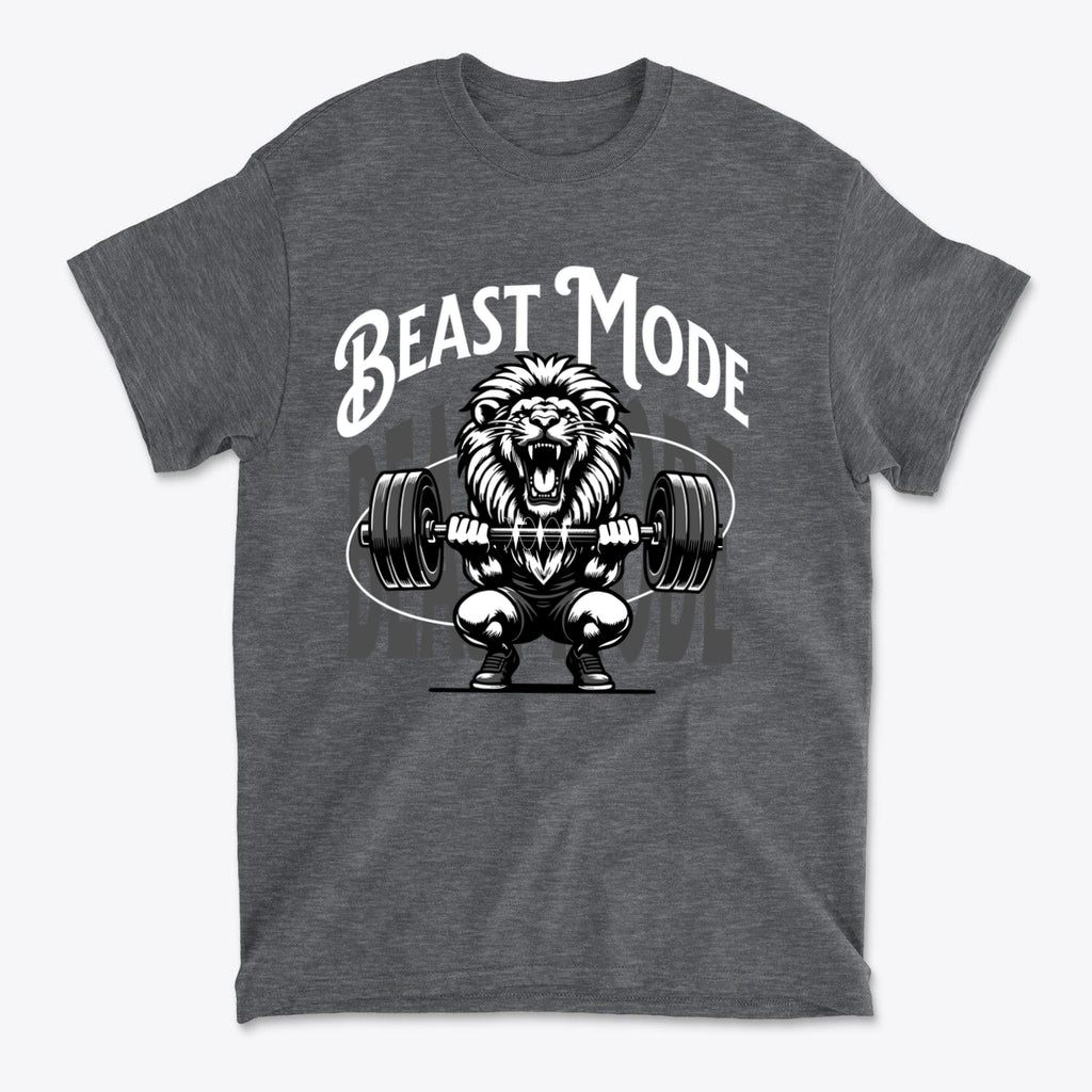 Beast Mode Activated Bold Workout Graphic Tee