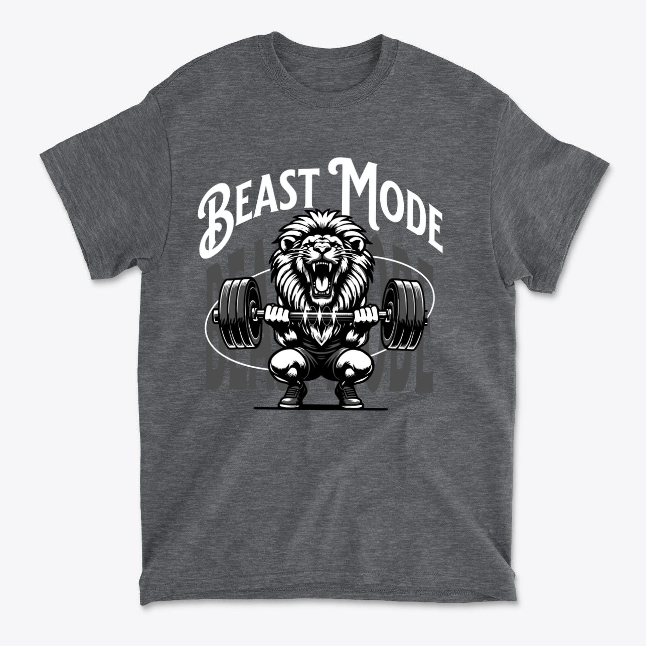 Beast Mode Activated Bold Workout Graphic Tee