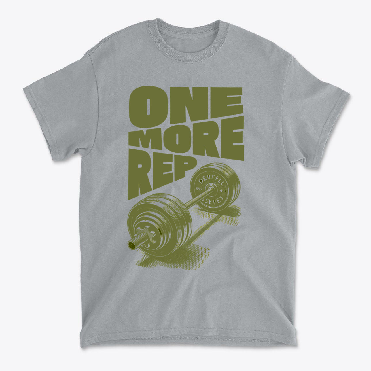 SP-front-GVL-696One More Rep With Barbells Strength Training Shirt