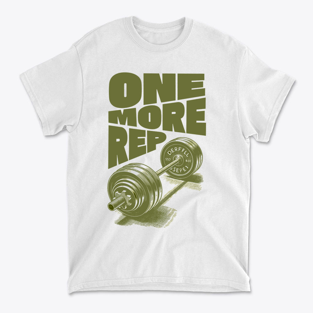One More Rep With Barbells Strength Training Shirt