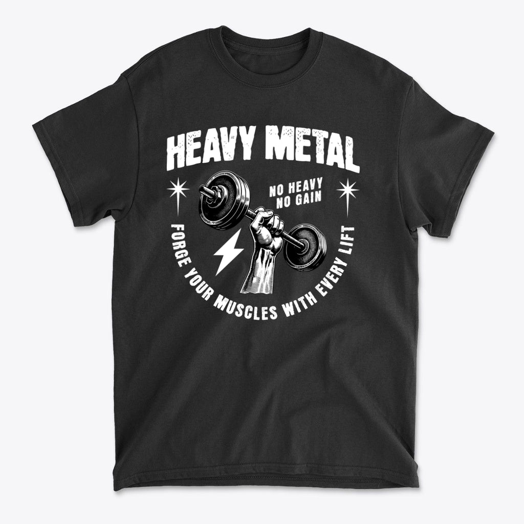 SP-front-BLK-681. Heavy Metal Vintage Rock Fan Casual Wear Tee