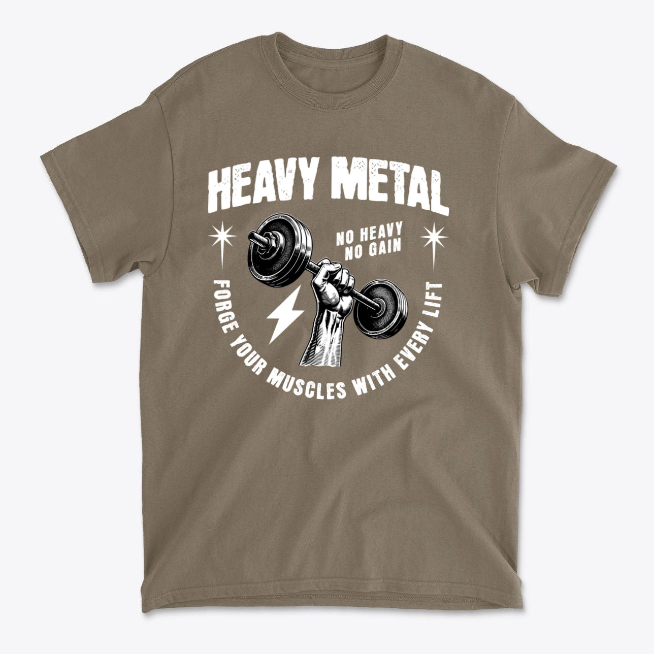 SP-front-BRS-683. Heavy Metal Vintage Rock Fan Casual Wear Tee