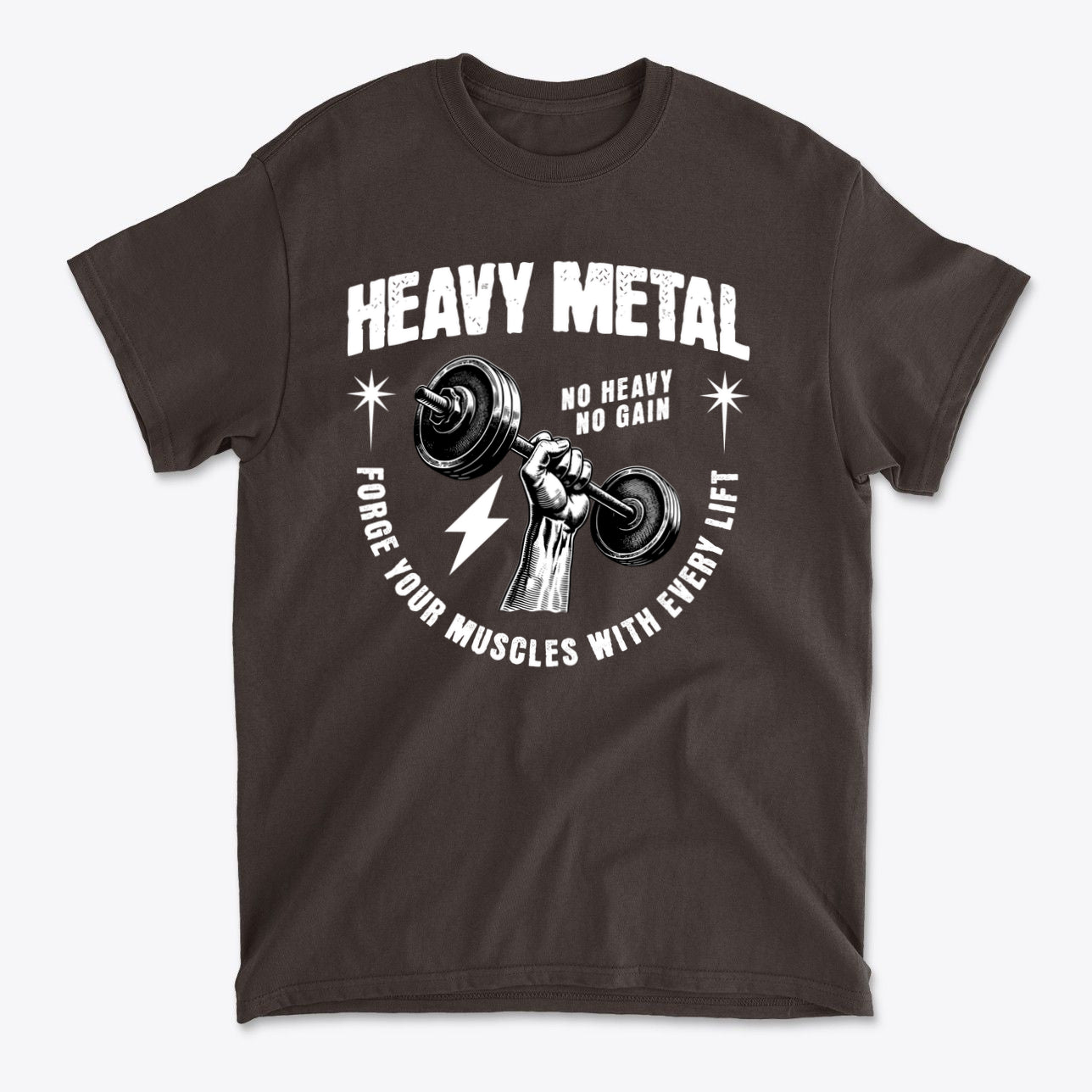 SP-front-DCH-691. Heavy Metal Vintage Rock Fan Casual Wear Tee