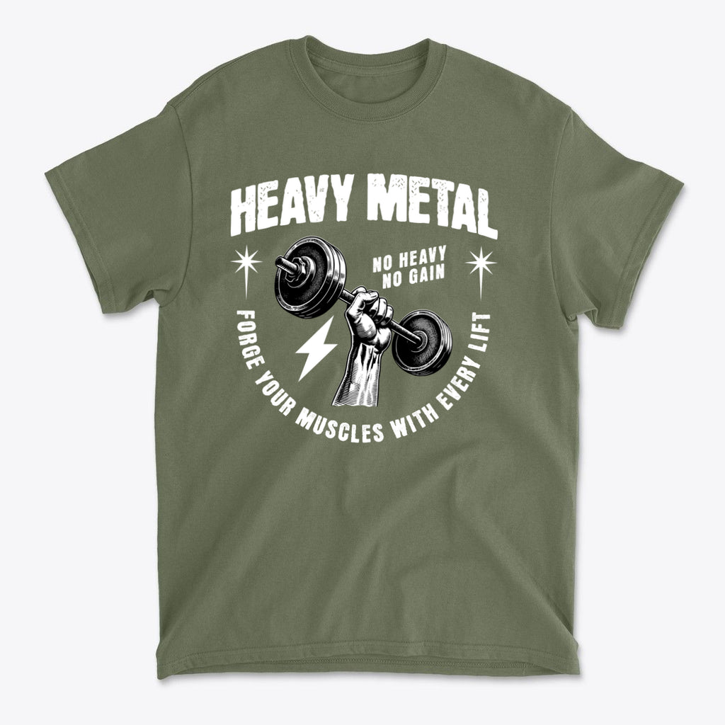 SP-front-MGN-710. Heavy Metal Vintage Rock Fan Casual Wear Tee