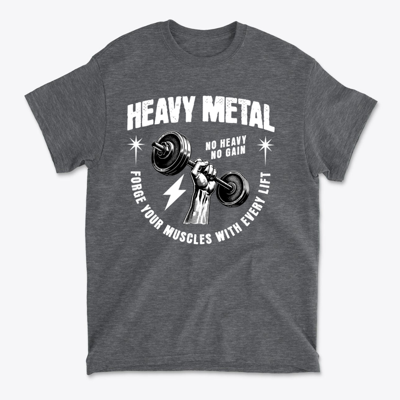 SP-front-HTW-732.Heavy Metal Vintage Rock Fan Casual Wear Tee
