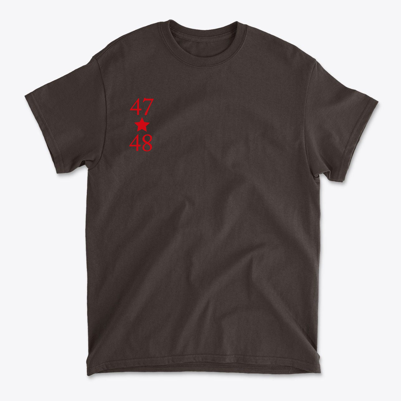 SP-front-DCH-691. 47 Stars With 48 Red Font Style