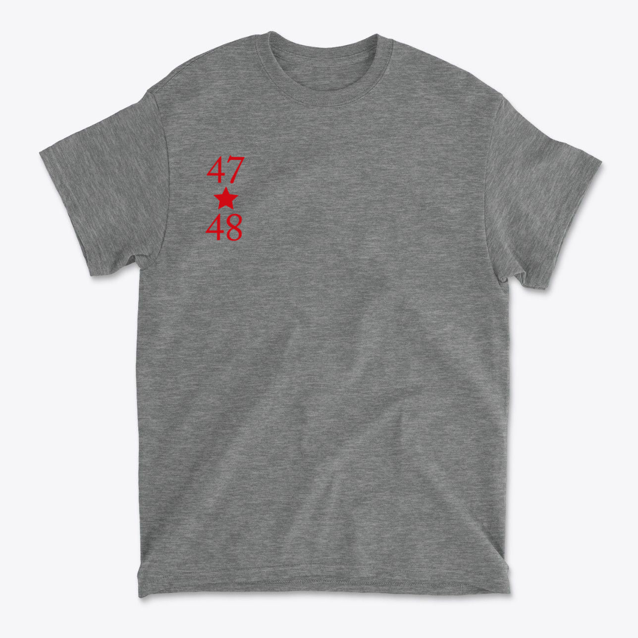 SP-front-GHR-. 47 Stars With 48 Red Font Style