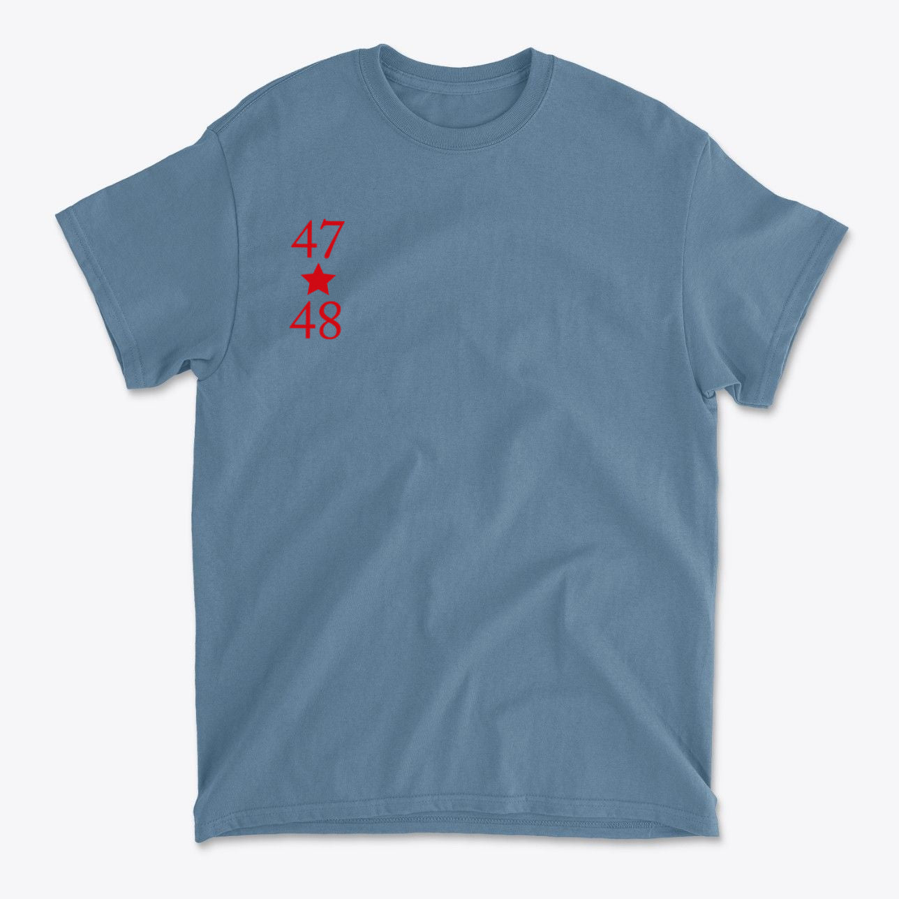 SP-front-IBL-703. 47 Stars With 48 Red Font Style