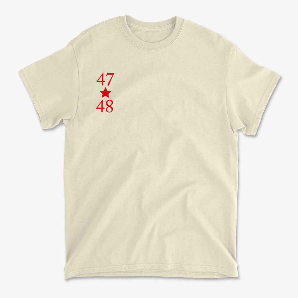SP-front-NAT-712. 47 Stars With 48 Red Font Style