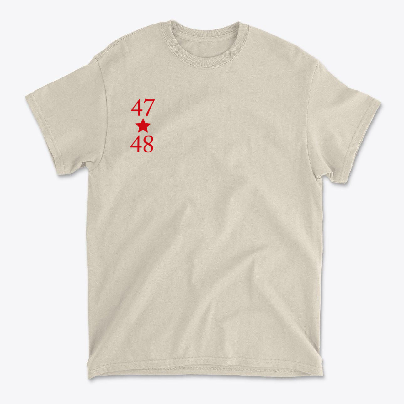 SP-front-SND-724. 47 Stars With 48 Red Font Style
