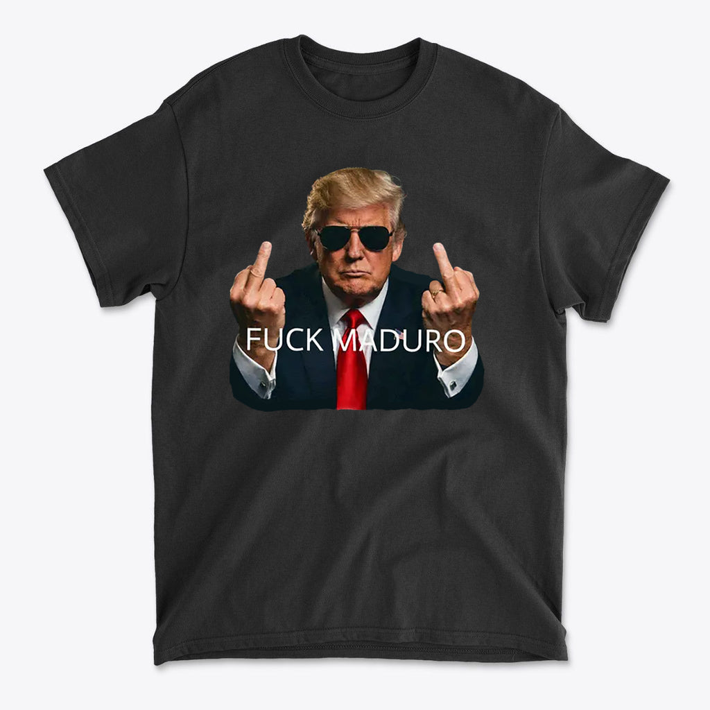 Against Maduro Freedom Message Graphic T Shirt featuring bold graphic design and strong message.