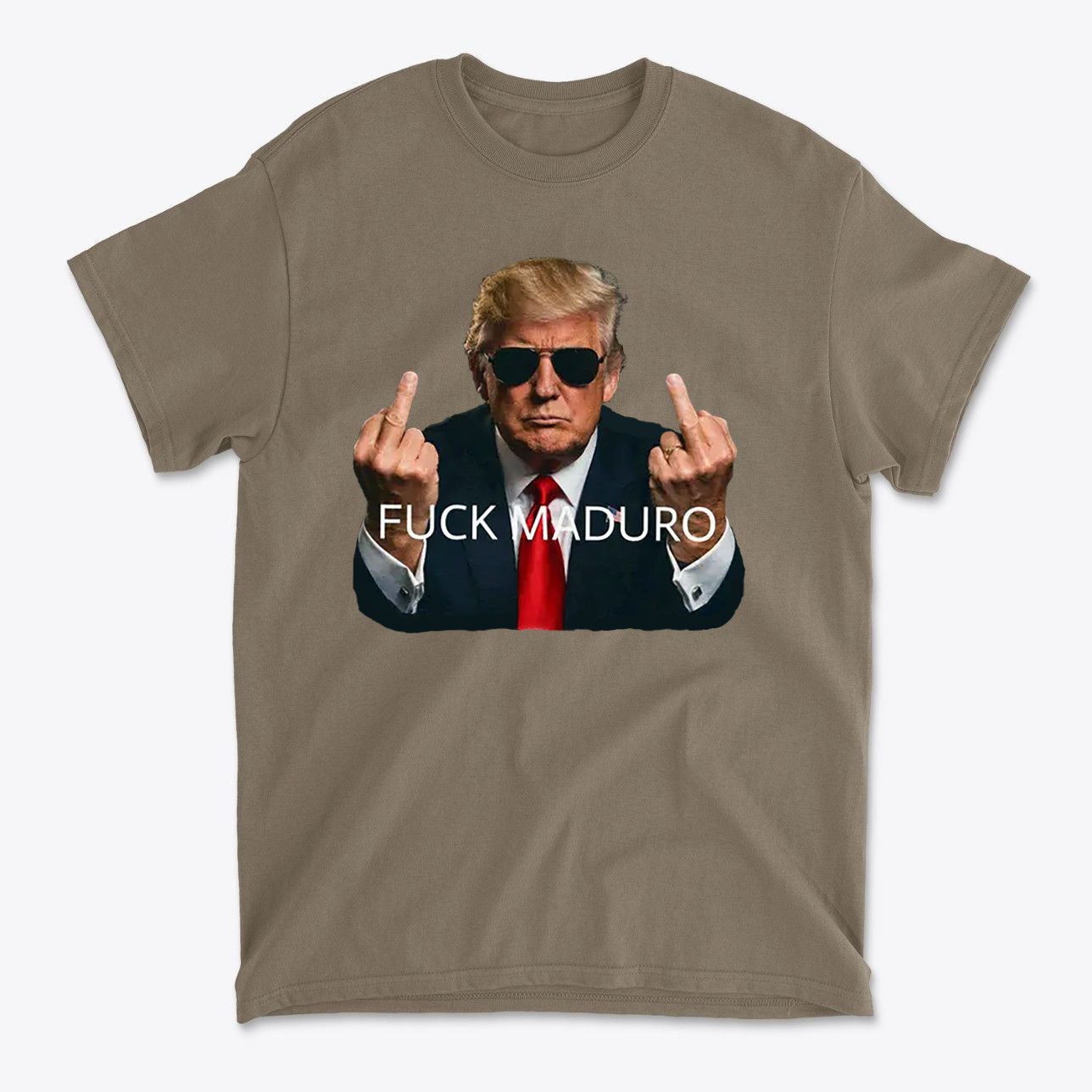 Against Maduro Freedom Message Graphic T Shirt with bold protest design featuring a defiant figure.