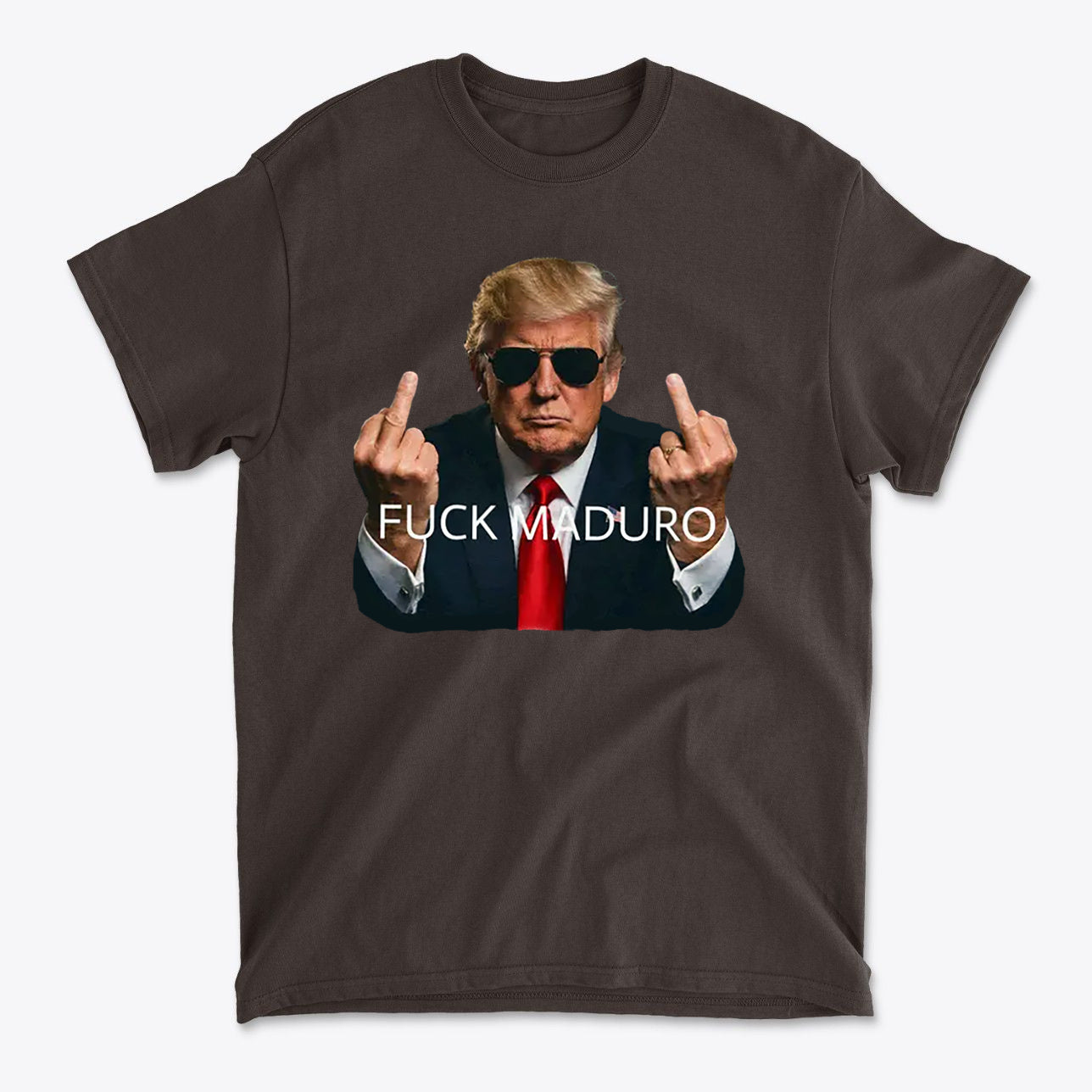 Against Maduro Freedom Message Graphic T Shirt featuring bold design and expressive statement.