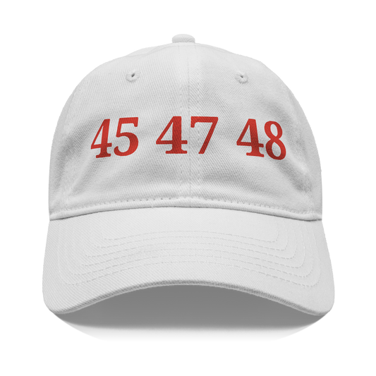 45_47_48_Trump_Cap_Red_Letters_Front_White_Mockup.png